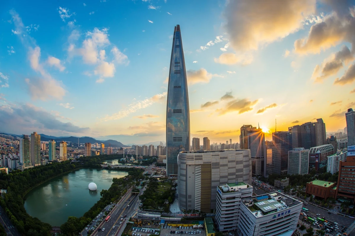 Seoul with Lotte Tower